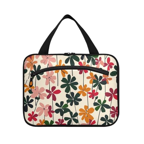 Style Clover Kulturbeutel zum Aufhängen, mit Haken, Designer-Reisetasche, Kulturbeutel für Frauen, Reisen, Bolso para maquillaje de Mujer L von KLL