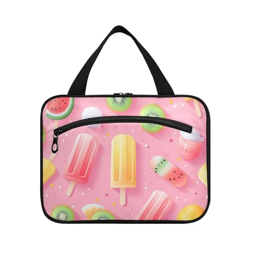 Summer Popsicle Fresh Hängetasche für Herren mit Haken, wasserdichte Designer-Tasche mit Fächern für Reisen, Must Haves Gym Bolso para maquillaje L von KLL