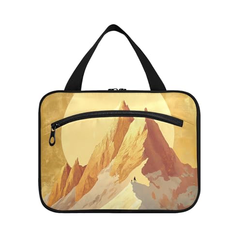 Sunshine Golden Mountain Art Hängesets für Herren mit Haken, waschbar, Designer-Rasierset, Tasche für Männer und Frauen, Must-Have Urlaub Bolsos para Hombre L Sunshine Golden Mountain Art Hängesets für Herren mit Haken, waschbar, Designer-Rasierset, Tasche für Männer und Frauen, Must-Have Urlaub Bolsos para Hombre L von KLL