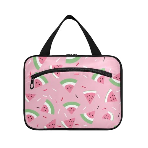 Wassermelonen-Hängetasche für Reisen, mit Haken, Designer-Zubehör, Rasierset, Taschen für Männer, wichtige Dinge für Frauen, Reiseorganisator de maquillaje para L, Rosa von KLL