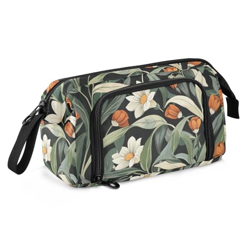 William Morris Federmäppchen mit Wildblumen-Motiv, großes Fassungsvermögen, schlankes Federmäppchen mit Schlitz für Kinder, Schulbedarf von KLL