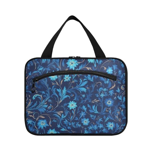 William Morris Reise-Make-up-Tasche zum Aufhängen, groß, mit Haken, Designer-Chic-Tasche für Toilettenartikel für Damen, Rucksackreisen, Bolso Para Maquillaje L von KLL