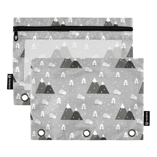 Winter (7) Bindertaschen mit 3 Löchern für 3 Ringe, Bindertasche mit 3 Löchern für Bürobedarf, Winter (7), 1 Größe 2, Cartoon, Winter (7), 1 sizex2, Cartoon von KLL