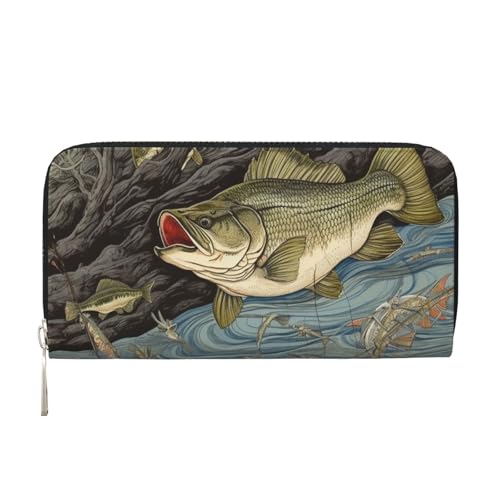 Angel-Ledergeldbörse für Damen und Mädchen, mit Reißverschluss, Kreditkartenhalter, lang, PU, Clutch, Geldbörse, wasserdicht, Reisehandtasche Angel-Ledergeldbörse für Damen und Mädchen, mit Reißverschluss, Kreditkartenhalter, lang, PU, Clutch, Geldbörse, wasserdicht, Reisehandtasche von KLLTYHMU