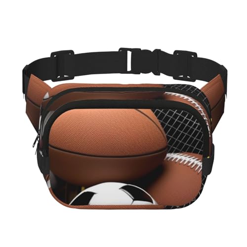 Gürteltasche für Damen und Herren, kleine modische Umhängetasche, leicht, mit Sportmotiven, Bauchtasche für Laufen, Workout, Wandern, Reisen Gürteltasche für Damen und Herren, kleine modische Umhängetasche, leicht, mit Sportmotiven, Bauchtasche für Laufen, Workout, Wandern, Reisen von KLLTYHMU