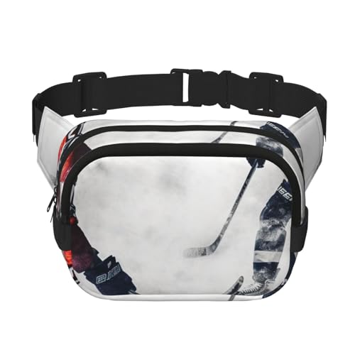 Gürteltasche für Damen und Herren, kleine modische Umhängetasche, leichte Schlinge, Brusttasche, Eishockey-Kunst-Bauchtasche für Laufen, Workout, Wandern, Reisen Gürteltasche für Damen und Herren, kleine modische Umhängetasche, leichte Schlinge, Brusttasche, Eishockey-Kunst-Bauchtasche für Laufen, Workout, Wandern, Reisen von KLLTYHMU