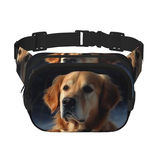 Gürteltasche für Damen und Herren, kleine modische Umhängetasche, leichte Schultertasche, Brusttasche, Golden Retriever, Bauchtasche für Laufen, Workout, Wandern, Reisen Gürteltasche für Damen und Herren, kleine modische Umhängetasche, leichte Schultertasche, Brusttasche, Golden Retriever, Bauchtasche für Laufen, Workout, Wandern, Reisen von KLLTYHMU
