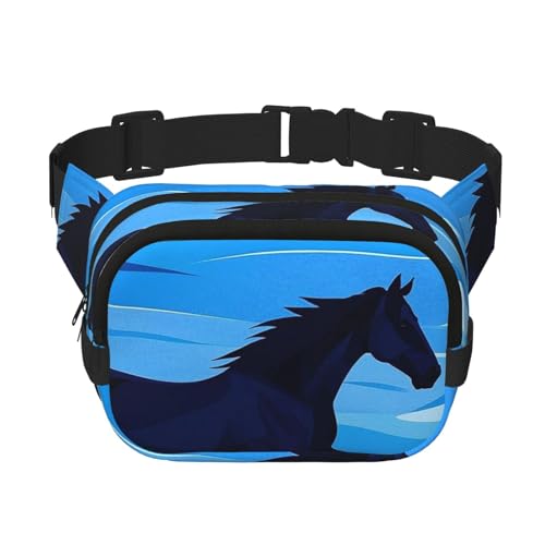 Gürteltasche für Damen und Herren, kleine modische Umhängetasche, leichte Schultertasche, Brusttasche zum Überqueren des Flusses auf dem Pferd, Bauchtasche für Laufen, Workout, Wandern, Reisen Gürteltasche für Damen und Herren, kleine modische Umhängetasche, leichte Schultertasche, Brusttasche zum Überqueren des Flusses auf dem Pferd, Bauchtasche für Laufen, Workout, Wandern, Reisen von KLLTYHMU
