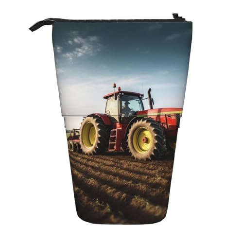 KLLTYHMU Teleskop-Federmäppchen mit Traktor-Farm-Motiv, Stifthalter, tragbares Stand-up-Federmäppchen, niedlich, geräumig, für Bürobedarf KLLTYHMU Teleskop-Federmäppchen mit Traktor-Farm-Motiv, Stifthalter, tragbares Stand-up-Federmäppchen, niedlich, geräumig, für Bürobedarf von KLLTYHMU