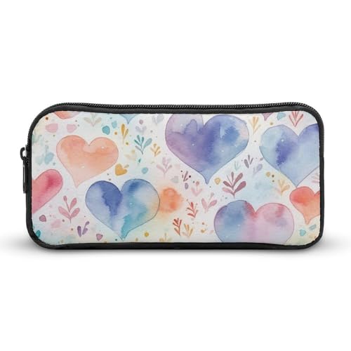 KLLTYHMU Weiches Federmäppchen mit verträumtem Muster, großes Fassungsvermögen, niedliches Federmäppchen, Make-up-Kosmetiktasche für Damen und Herren von KLLTYHMU