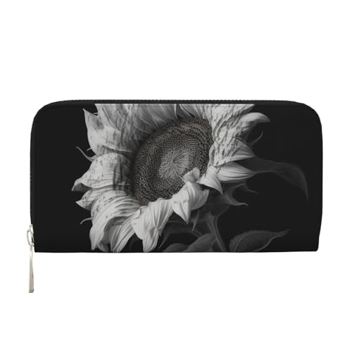 Sunflower Geldbörse für Damen und Mädchen, mit Reißverschluss, Kreditkartenhalter, lange PU-Geldbörse, Clutch, wasserdicht, Reise-Handtasche Sunflower Geldbörse für Damen und Mädchen, mit Reißverschluss, Kreditkartenhalter, lange PU-Geldbörse, Clutch, wasserdicht, Reise-Handtasche von KLLTYHMU
