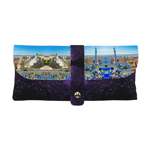 KLMELLMDE Exquisite Spanien Wasserstadt Stifteetui Schnappverschluss Leder Brillentasche Schule Stifteetui Büro Schreibwaren Organizer Make-up Tasche KLMELLMDE Exquisite Spanien Wasserstadt Stifteetui Schnappverschluss Leder Brillentasche Schule Stifteetui Büro Schreibwaren Organizer Make-up Tasche von KLMELLMDE