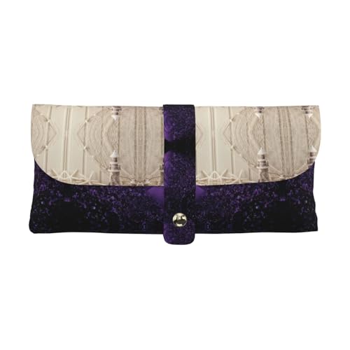 KLMELLMDE Exquisites Fischernetz, Stifteetui, Schnappverschluss, Lederbrillentasche, Schulstiftetui, Bürobedarf-Organizer, Make-up-Tasche. KLMELLMDE Exquisites Fischernetz, Stifteetui, Schnappverschluss, Lederbrillentasche, Schulstiftetui, Bürobedarf-Organizer, Make-up-Tasche. von KLMELLMDE