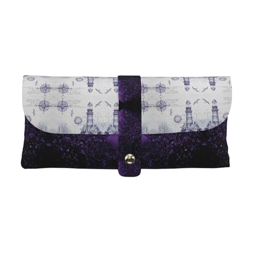 KLMELLMDE Exquisites Segelboot-Kompass-Federmäppchen, Schnappverschluss, Leder-Brillentasche, Schulstiftetui, Büro-Schreibwaren-Organizer, Make-up-Tasche. KLMELLMDE Exquisites Segelboot-Kompass-Federmäppchen, Schnappverschluss, Leder-Brillentasche, Schulstiftetui, Büro-Schreibwaren-Organizer, Make-up-Tasche. von KLMELLMDE