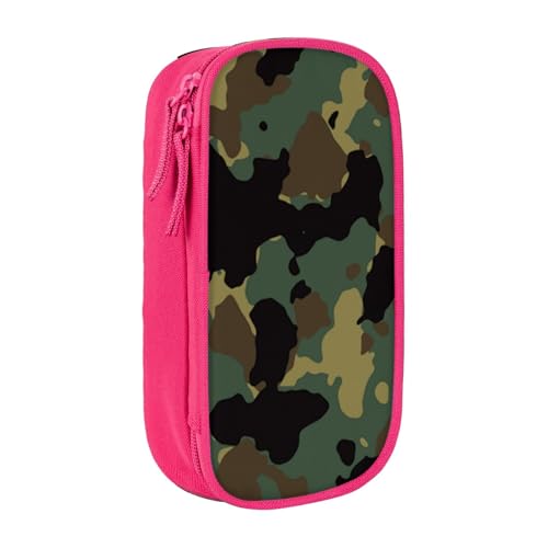 KLMELLMDE Federmäppchen mit Camouflage-Muster, Kosmetiktasche, große Kapazität, doppelschichtiges Federmäppchen, Büro-Schreibwaren-Organizer., rose, Einheitsgröße, Taschen-Organizer KLMELLMDE Federmäppchen mit Camouflage-Muster, Kosmetiktasche, große Kapazität, doppelschichtiges Federmäppchen, Büro-Schreibwaren-Organizer., rose, Einheitsgröße, Taschen-Organizer von KLMELLMDE