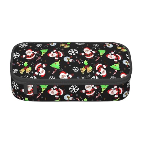 KLMELLMDE Große Kapazität Merry Christmas Federmäppchen, Organisation Bleistiftbeutel, Schule Bleistiftbeutel, Büro Schreibwaren Organizer, Kosmetiktasche KLMELLMDE Große Kapazität Merry Christmas Federmäppchen, Organisation Bleistiftbeutel, Schule Bleistiftbeutel, Büro Schreibwaren Organizer, Kosmetiktasche von KLMELLMDE