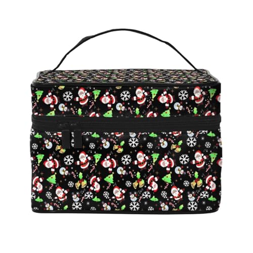 Kosmetiktasche für Reisen, Kosmetiktasche, Kosmetiktasche, Kosmetiktasche, Kosmetik-Organizer, Schwarz , Einheitsgröße von KLMELLMDE