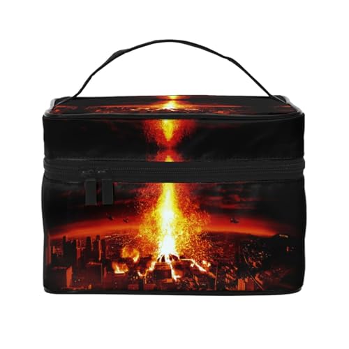 Reise-Kosmetiktasche, Reise-Kosmetiktasche, Kosmetik-Werkzeugkasten, Kosmetik-Organizer, Schwarz , Einheitsgröße von KLMELLMDE