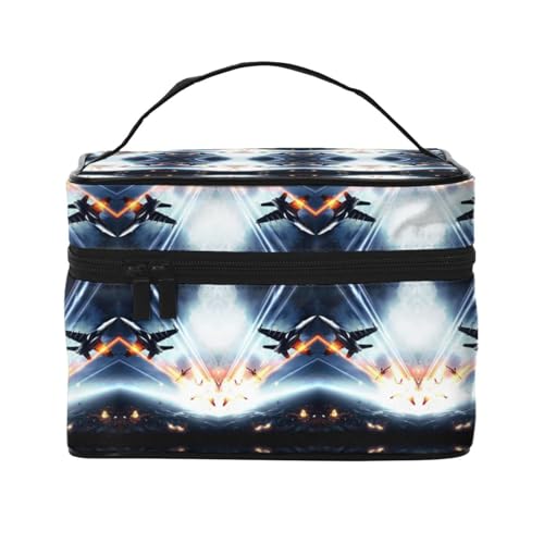 Reise-Kosmetiktasche, Reise-Kosmetiktasche, Kosmetik-Werkzeugkasten, Kosmetik-Organizer, Schwarz , Einheitsgröße von KLMELLMDE