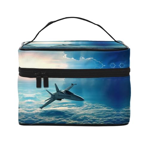 Reise-Kosmetiktasche, Reise-Kosmetiktasche, Kosmetiktasche, Kosmetik-Werkzeugkasten, Kosmetik-Organizer, Schwarz , Einheitsgröße von KLMELLMDE