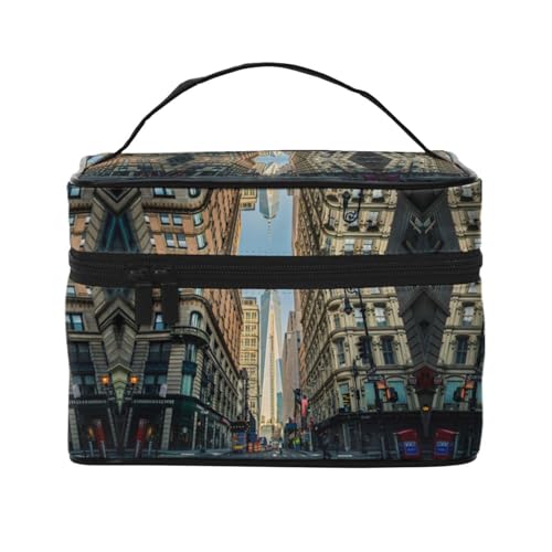 Reise-Kosmetiktasche, Reise-Kosmetiktasche, Kosmetiktasche, Werkzeugkasten, Kosmetik-Organizer, Schwarz , Einheitsgröße von KLMELLMDE