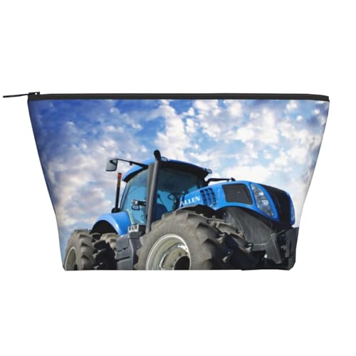 Täglicher Organizer, Bauernhof-Traktor-Kosmetiktasche, Reise-Organizer, exquisite Kulturbeutel, Leiter, tragbarer Kosmetik-Organizer, Schreibwaren-Tasche, Schwarz , Einheitsgröße von KLMELLMDE