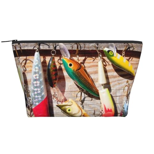 Täglicher Organizer, Kosmetiktasche für Angelköder, Reise-Organizer, exquisite Kulturbeutel, Leiter, tragbarer Kosmetik-Organizer, Schreibwaren-Tasche, Schwarz , Einheitsgröße von KLMELLMDE