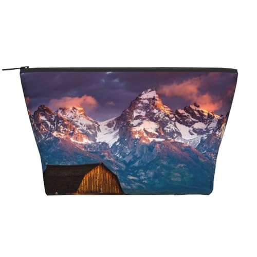 Täglicher Organizer, Kosmetiktasche im Nationalpark, Reise-Organizer, exquisite Kulturbeutel, Leiter, tragbarer Kosmetik-Organizer, Schreibwaren-Tasche, Schwarz , Einheitsgröße von KLMELLMDE