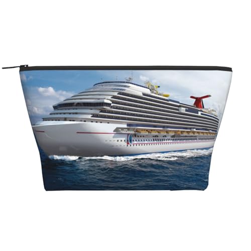 Täglicher Organizer, Kreuzfahrtschiff-Kosmetiktasche, Reise-Organizer, exquisite Kulturbeutel, Leiter, tragbarer Kosmetik-Organizer, Schreibwaren-Tasche, Schwarz , Einheitsgröße von KLMELLMDE