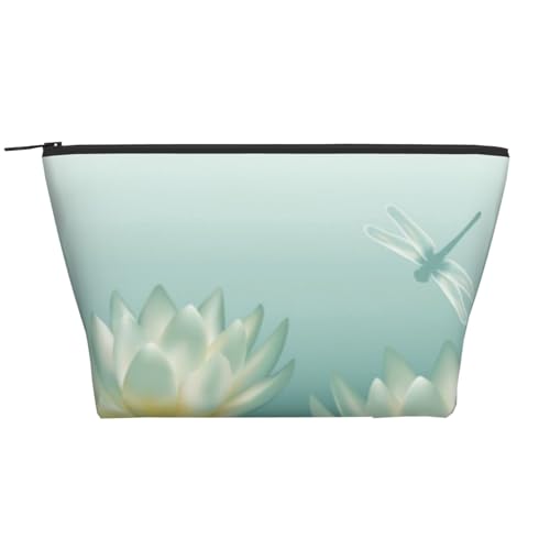 Täglicher Organizer, Libelle mit Seerosen-Kosmetiktasche, Reise-Organizer, exquisite Kulturbeutel, Leiter, tragbarer Kosmetik-Organizer, Schreibwaren-Tasche, Schwarz , Einheitsgröße von KLMELLMDE