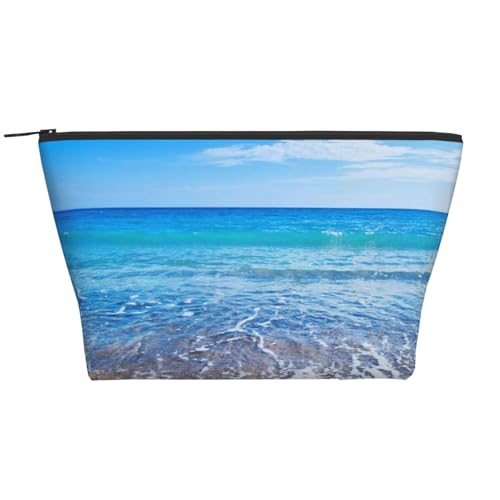Täglicher Organizer, Strand- und Meer-Kosmetiktasche, Reise-Organizer, exquisite Kulturbeutel, Leiter, tragbarer Kosmetik-Organizer, Schreibwarentasche, Schwarz , Einheitsgröße von KLMELLMDE