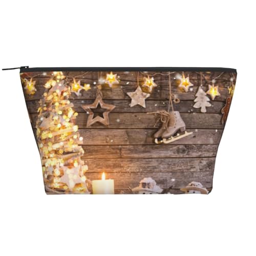 Täglicher Organizer, Weihnachts- und Geschenk-Kosmetiktasche, Reise-Organizer, exquisite Kulturbeutel, Leiter, tragbarer Kosmetik-Organizer, Schreibwarentasche, Schwarz , Einheitsgröße von KLMELLMDE