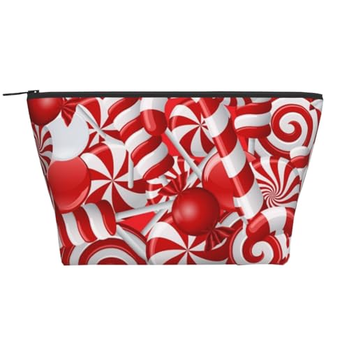 Täglicher Organizer, Zuckerstangen-Kosmetiktasche, Reise-Organizer, exquisite Kulturbeutel, Leiter, tragbarer Kosmetik-Organizer, Schreibwaren-Tasche, Schwarz , Einheitsgröße von KLMELLMDE