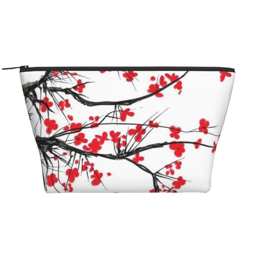 Täglicher Organizer, japanische Kirschbaum-Kosmetiktasche, Reise-Organizer, exquisite Kulturbeutel, Leiter, tragbarer Kosmetik-Organizer, Schreibwaren-Tasche, Schwarz , Einheitsgröße von KLMELLMDE