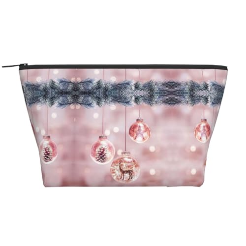 Täglicher Organizer, rosa Kosmetiktasche, Reise-Organizer, exquisite Kulturbeutel, Leiter, tragbarer Kosmetik-Organizer, Schreibwaren-Tasche, Schwarz , Einheitsgröße von KLMELLMDE