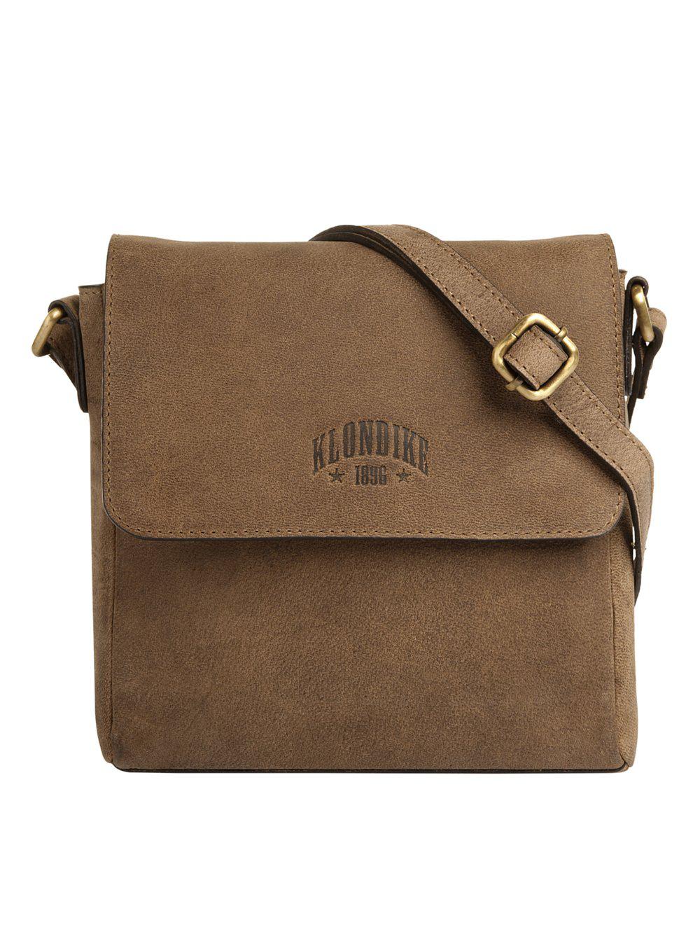 Klondike 1896 Umhängetasche Damen Leder, braun von KLONDIKE 1896