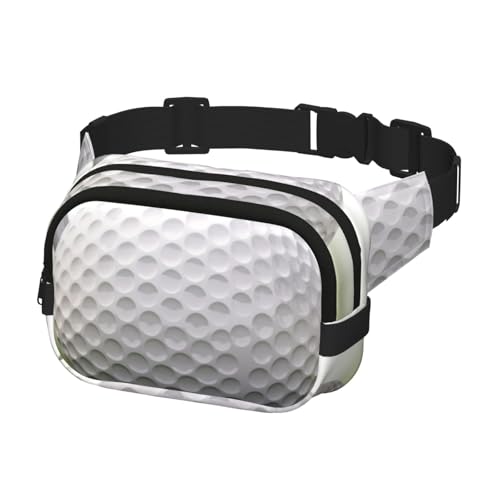 Gürteltasche für Herren und Damen, Crossbody-Gürteltasche, Golfball-Hüfttasche, Reise-Bauchtasche, Schwarz, Einheitsgröße, Schwarz , Einheitsgröße von KLOPH