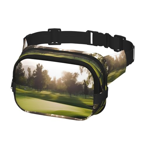 Gürteltasche für Herren und Damen, Crossbody-Gürteltasche, Golfplatz-Hüfttasche, Reise-Bauchtasche, Schwarz, Einheitsgröße, Schwarz , Einheitsgröße von KLOPH