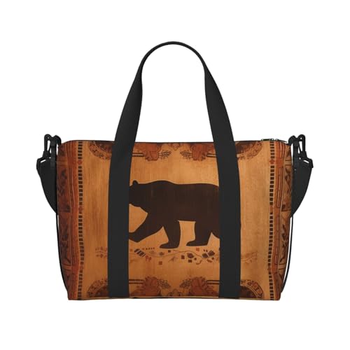 Sporttasche Damen Herren Reisetasche Reisetasche Duffle Bag Tragetasche Hecht Spitzen Colorado Weekender Tasche Canvas Tragetasche Übernachtungstasche für Reisen Schwimmen Fitness Workout Sporttasche von KLOPH