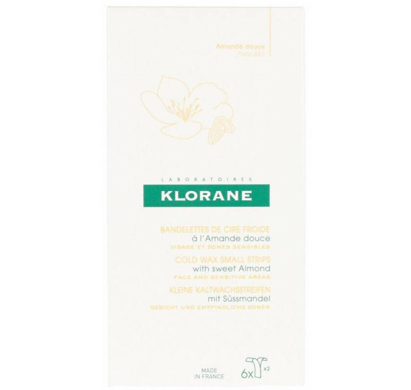 KLORANE Kaltwachsstreifen Cold Wax Small Strips With Sweet Almond von KLORANE
