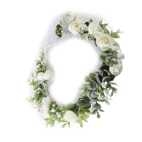 Braut Für Hochzeit Blumen Stirnbänder Braut Blumen Stirnbänder Frauen Blumengirlanden Haarkranz Blumen Stirnbänder Für Frauen von KLOVA