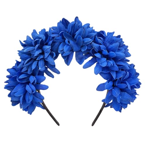 Elegante Stirnbänder Mit Weichem Stoff Blumen Kopfschmuck Mädchen Blumen Haarbänder Haarschmuck Für Hochzeit Party Cosplay Blumen Kopfschmuck von KLOVA