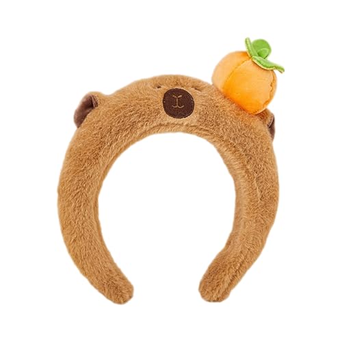 Erwachsene Teenager Cartoon Capybara Stirnband Frau Plüsch Haarreifen Make Up Fotografieren Weihnachtsfeier Kopfbedeckung Waschgesichtsstirnbänder Für Frauen Waschgesichtsstirnband Elastisches von KLOVA