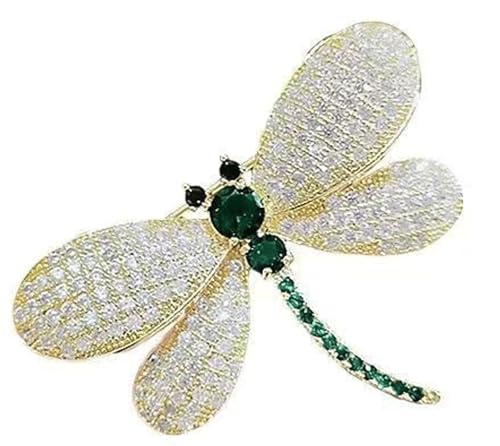 Dragonfly Brosche Frauen Brosche Britische Kristallbrosche Frauen Brosche Geschenk Kleidung Kragen Kleid Schal Dekoration von KLUFO