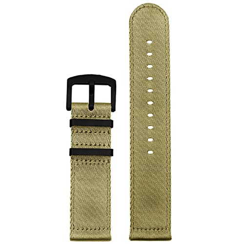 KLVN Glattes Nylonarmband, 20 mm, 22 mm, Schnellverschluss, Herren-Armband, Armbanduhr, 20 mm, Achat von KLVN