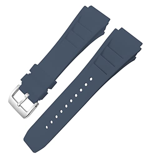 KLVN Gummi-Uhrenarmband 20 mm 25 mm für Richard Federsteg Silikon Mille Sport Uhrenarmband weich wasserdicht Armband, 20 mm, Achat von KLVN