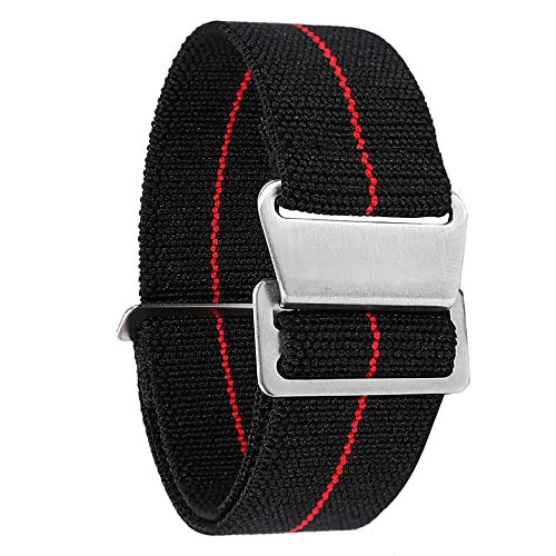 KLVN Nato-Armband für Garmin Vivoactive 4 3 / Venu SQ 2 Plus, 60S, 20 mm, Fallschirm, elastisch, Nylon, 22 mm, 22 mm, Achat von KLVN