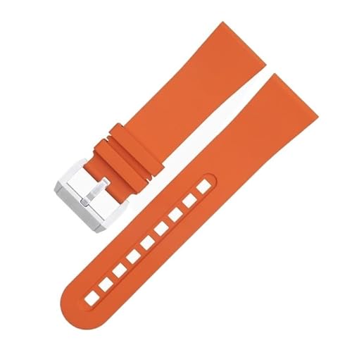 KLVN Uhrenarmband für Blancpain-Armband Fifty Fathoms 5000 5015, weiches Gummi, 23 mm, Ersatzarmband, 23 mm, Achat von KLVN