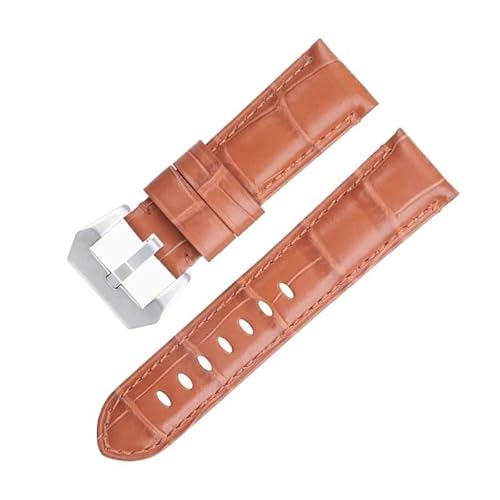 KLVN Uhrenarmband für Panerai-Armband für PAM441/438-Serie, weiches Rindsleder, echtes Bambusleder, 20 mm, 22 mm, 24 mm, 24 mm, Achat von KLVN