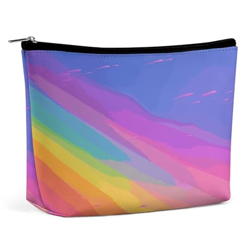 KLWQR Ästhetische Make-up-Tasche für Geldbörse, wasserdicht, Kosmetiktasche, Make-up-Tasche mit Reißverschluss, Reise-Kulturbeutel, Organizer für Damen, Stil, Einheitsgröße, Stil:, Einheitsgröße von KLWQR
